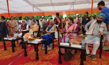 लखनऊ में 5100 कन्याओं का पूजन, डॉ. इंद्रेश कुमार बोले—हर मनुष्य में नारी रक्षा का भाव होना चाहिए