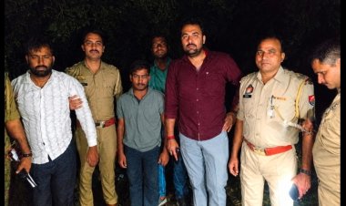 नोएडा में पुलिस मुठभेड़ के बाद दो आरोपी गिरफ्तार, एक के पैर में लगी गोली