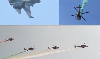 वाराणसी एयर शो में राफेल-तेजस का दमदार प्रदर्शन, गंगा के ऊपर लड़ाकू विमानों के करतब देख रोमांचित हुए दर्शक