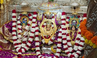 प्रयागराज: मां कल्याणी ने स्वर्ण ढेड़िया धारण कर दिए दिव्य दर्शन, 150वीं वर्षगांठ पर हुआ भव्य महाशृंगार