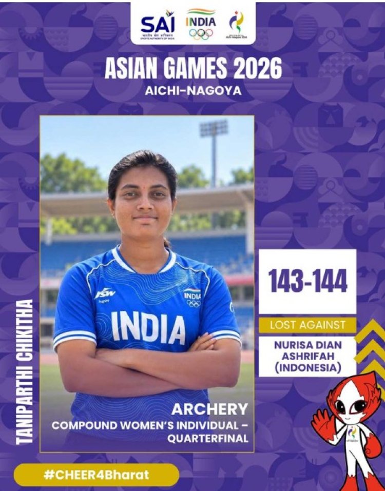 एशियन गेम्स में चिकिता का गोल्ड हैट्रिक सपना टूटा, क्वार्टर फाइनल में एक अंक से मिली हार