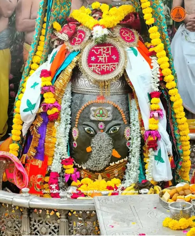 भस्म आरती में गणेश स्वरूप में सजे बाबा महाकाल, भांग-चंदन और सिंदूर से हुआ दिव्य शृंगार