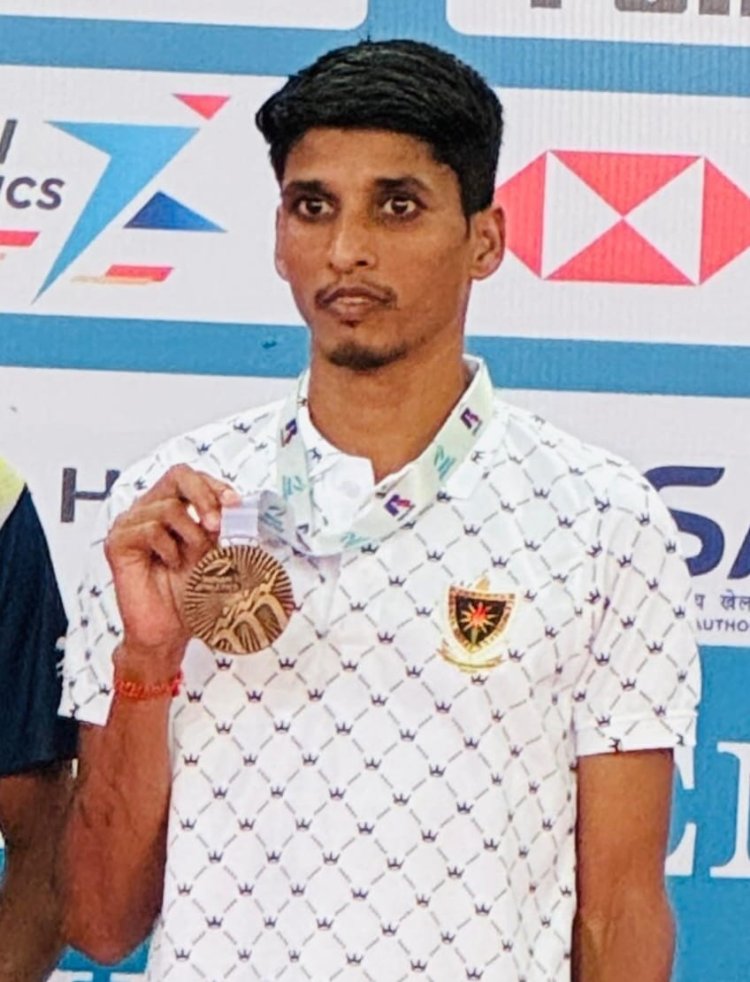वाराणसी के अजय कुमार बिंद ने राष्ट्रीय एथलेटिक्स चैंपियनशिप में जीता कांस्य पदक