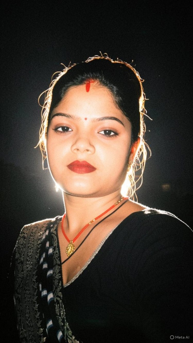 विवाहिता की संदिग्ध मौत, दीवाल के कालम से लटका मिला शव।