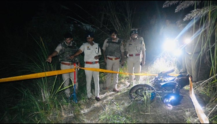 एटा में पुलिस मुठभेड़ में एक लाख का इनामी बदमाश ढेर, सिपाही भी घायल